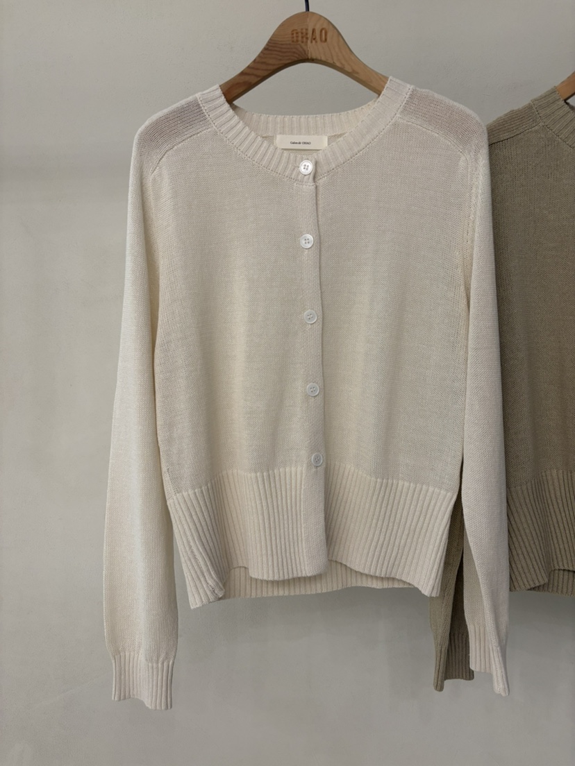 OHAO韓國代購女士新品真品推薦休閑職業時尚人氣26春夏針織衫OHAO/HA MONG針織衫圖色2