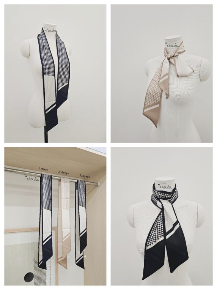 EBADA韓國代購女裝新款26春夏熱賣時尚推薦職業人氣圍巾披肩EBADA圍巾/披肩