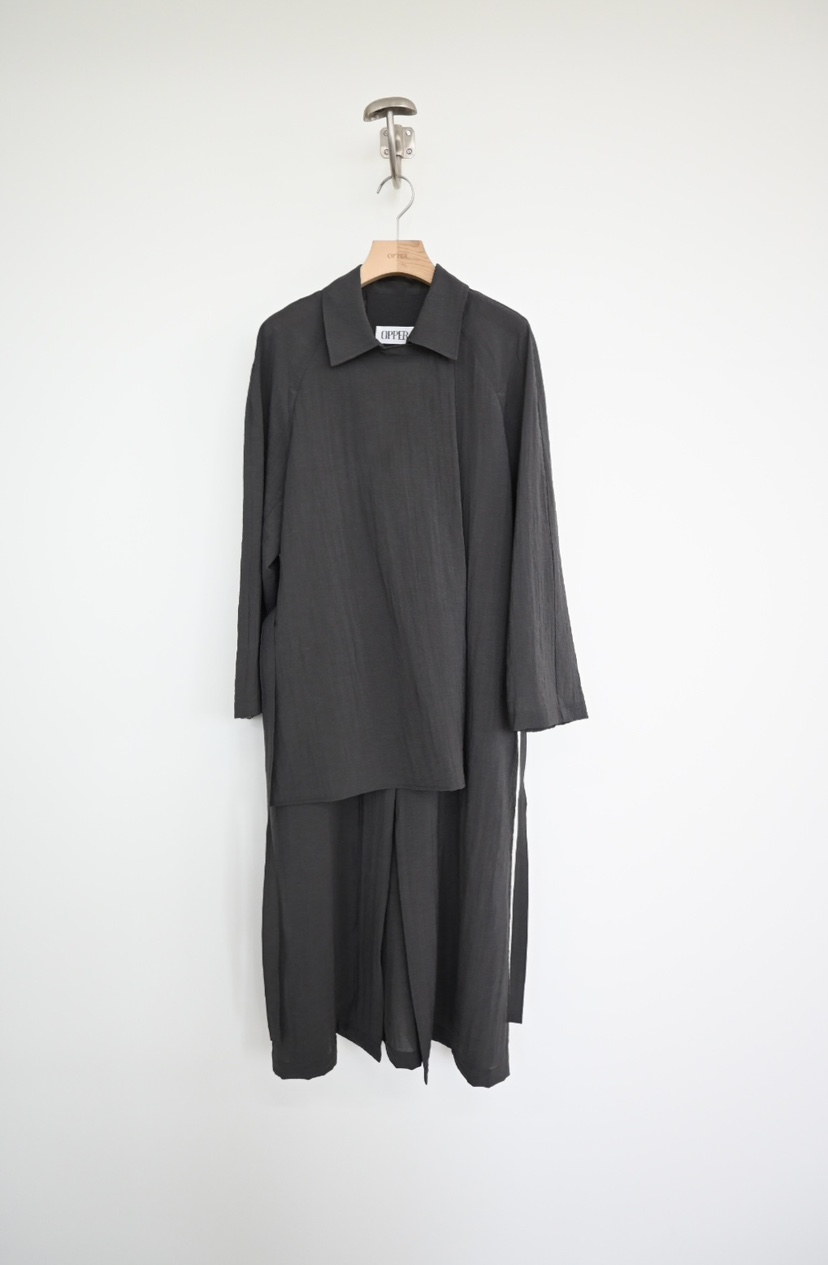 OP PER韓國代購女裝新品推薦時尚熱賣真品長款風衣含腰帶OPPER-simplebeige長款風衣