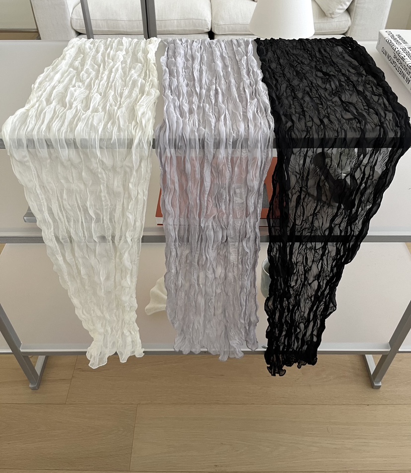 OP PER韓國直郵女士新品真品26春夏推薦圍巾披肩褶皺圍巾OPPER-simplebeige圍巾/披肩