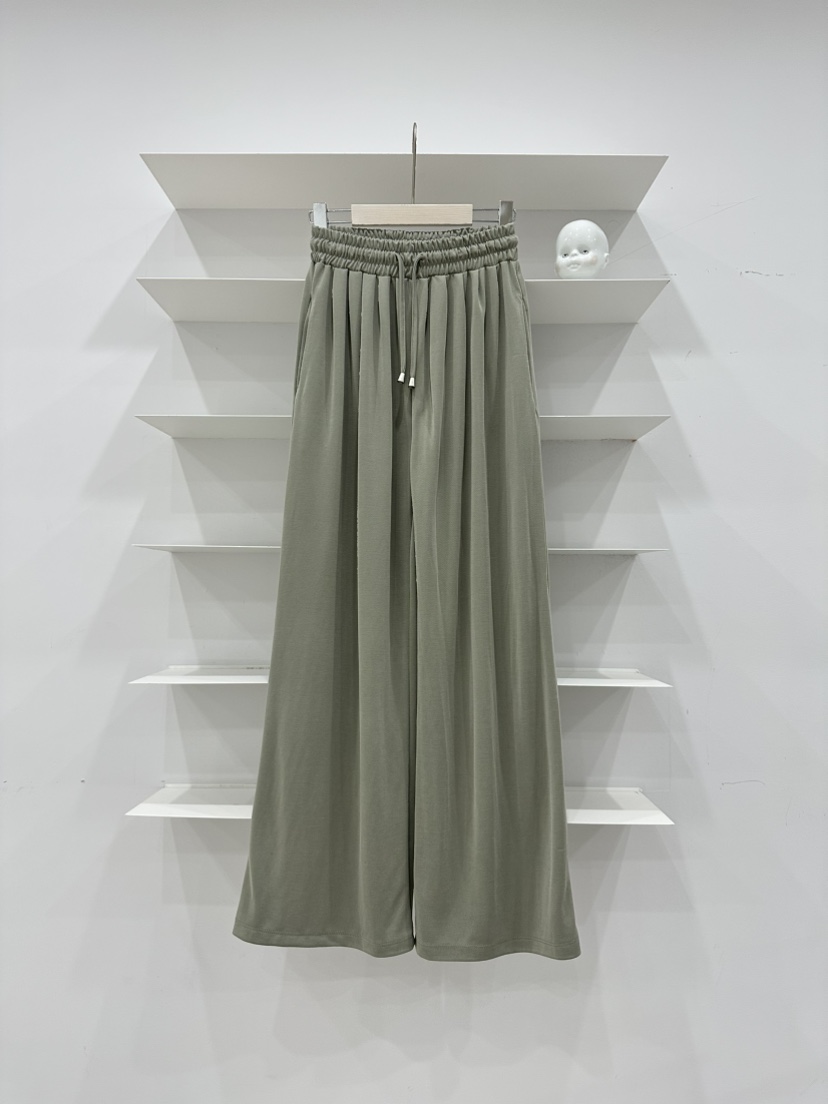 ONL東大門實拍女裝新款時尚熱賣人氣休閑休閑褲莫代爾闊腿褲ONL休閑褲圖色5