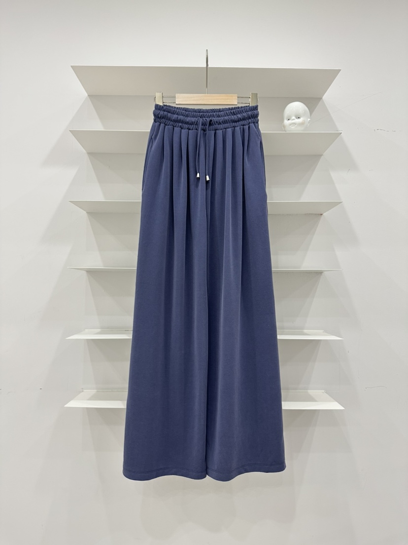 ONL東大門實拍女裝新款時尚熱賣人氣休閑休閑褲莫代爾闊腿褲ONL休閑褲圖色6