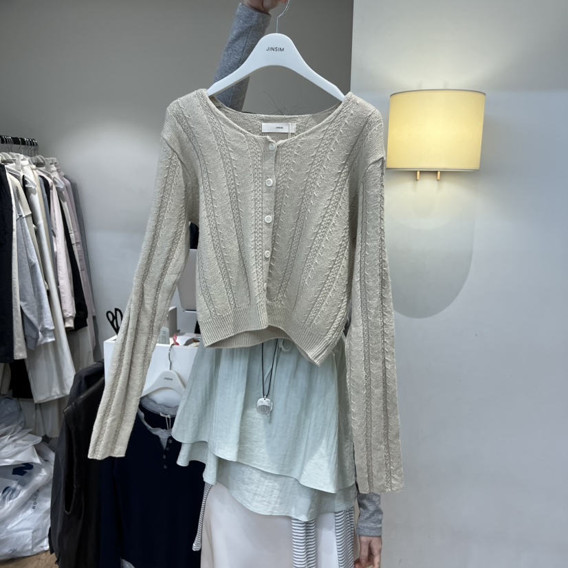 JINSIM東大門代購女士新品職業真品人氣26春夏針織衫羊毛衫JINSIM針織衫圖色2