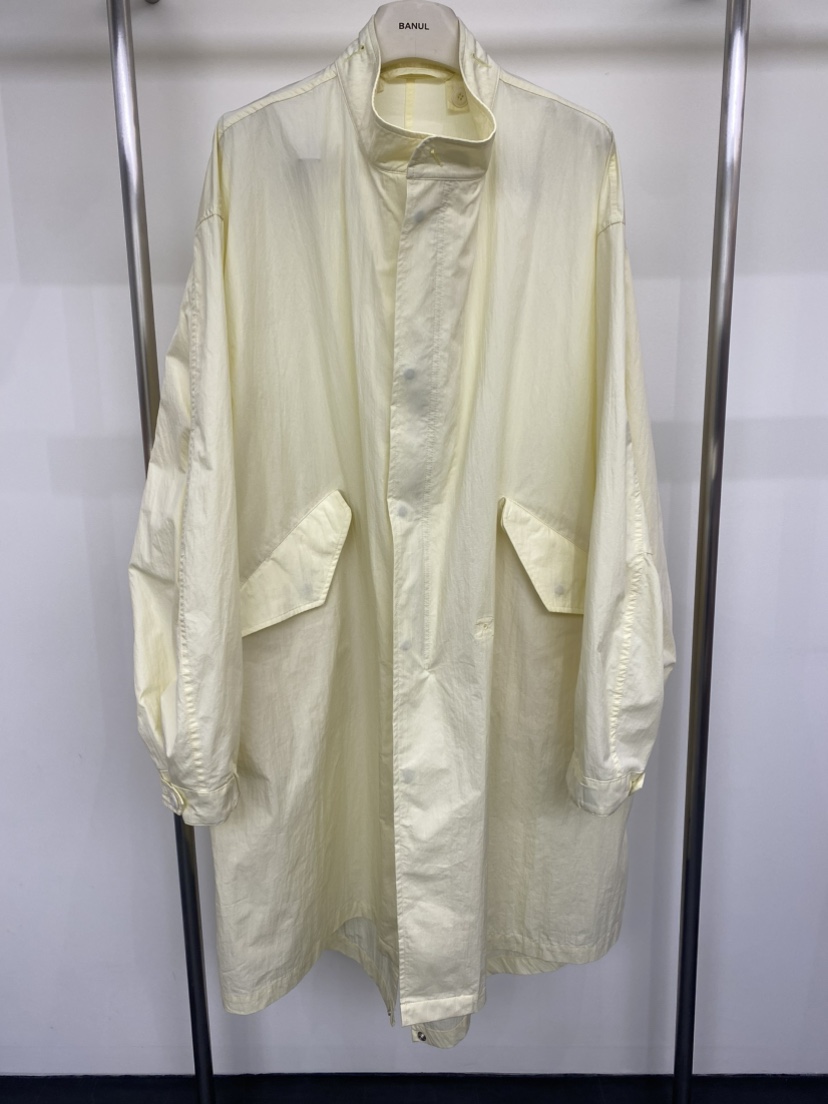 BANUL東大門直郵女士新款職業時尚熱賣真品26春夏長款風衣花朵BANUL長款風衣圖色2