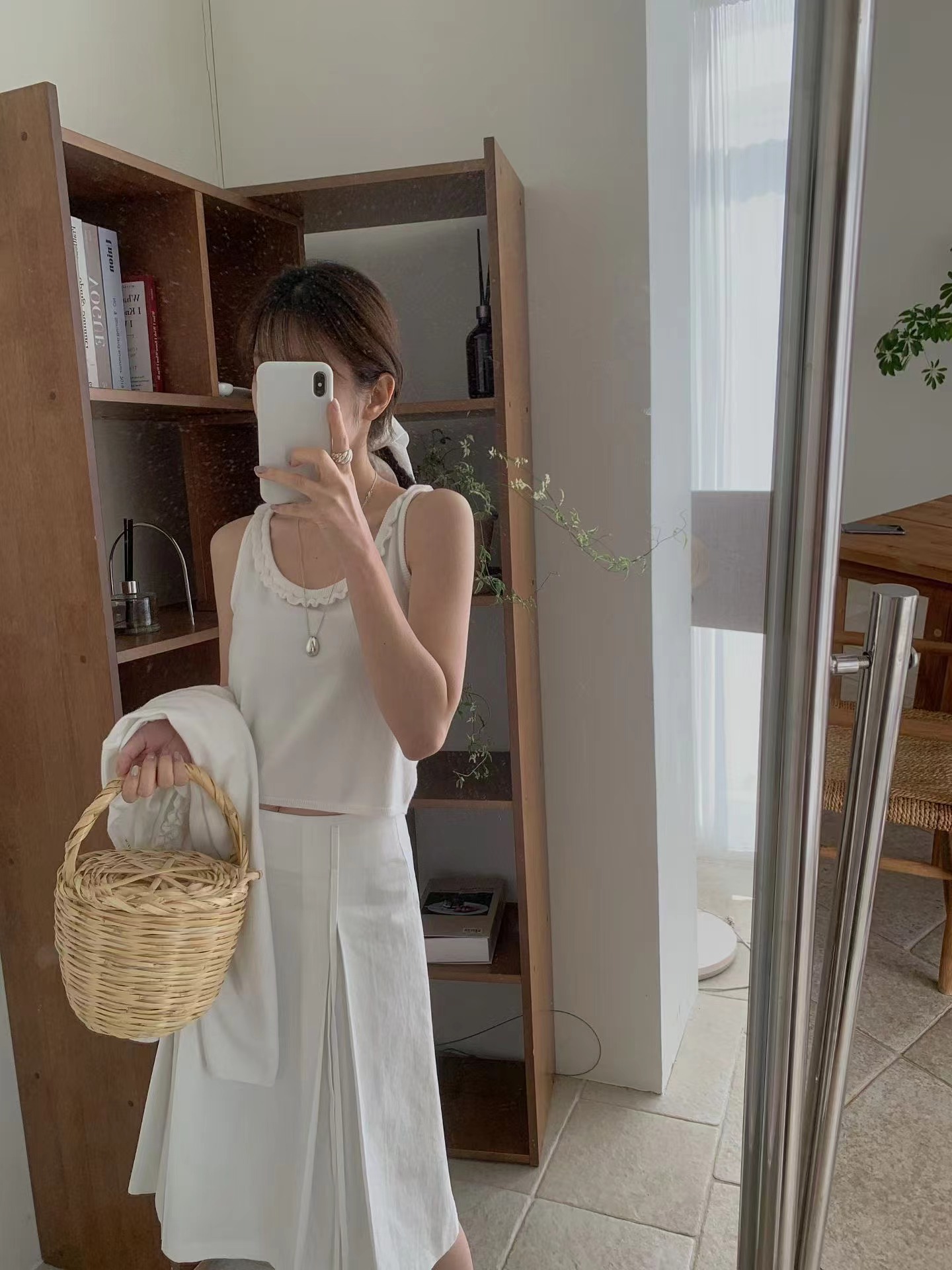 MIELLE-미엘르-OT韓國代購女裝新款休閑人氣真品吊帶背心MIELLE-미엘르-OT吊帶/背心