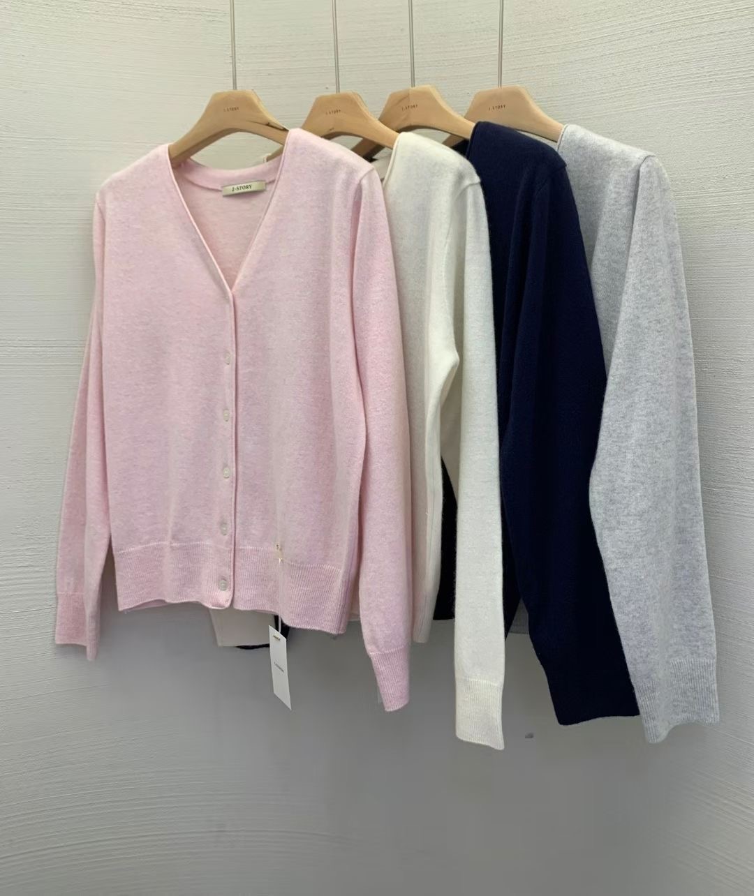 J-STORY韓國代購女士新品推薦真品人氣時尚熱賣針織衫開衫J-STORY針織衫圖色2左二色
