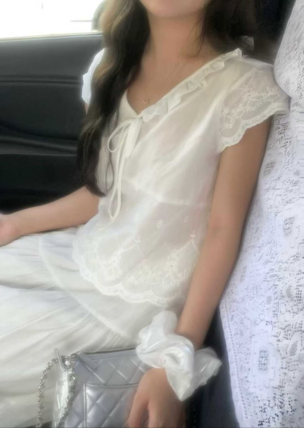 J-STORY東大門代購女士新品真品熱賣職業襯衫蕾絲衫刺繡J-STORY襯衫/蕾絲衫