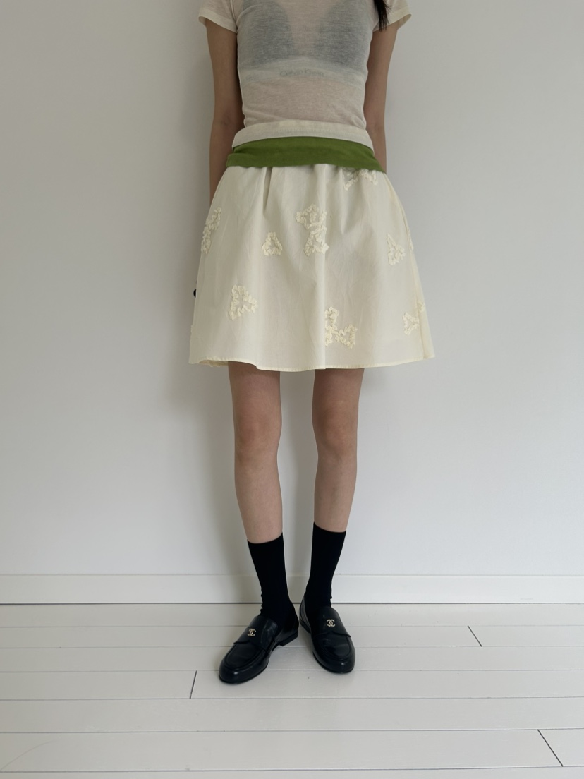 ME MO韓國直郵女裝新品真品人氣時尚休閑26春夏半身裙中短裙ME MO半身裙/中短裙