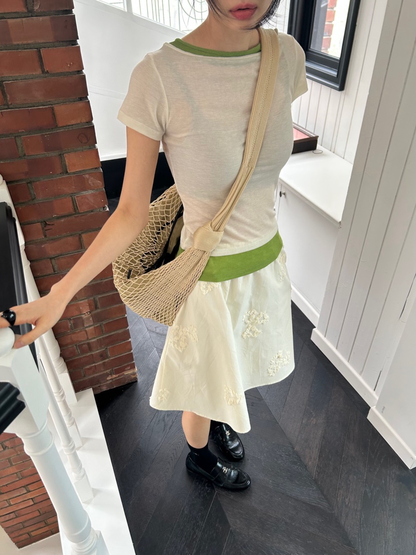 ME MO東大門代購女士新款熱賣時尚休閑真品26春夏推薦T恤ME MOT恤圖色2