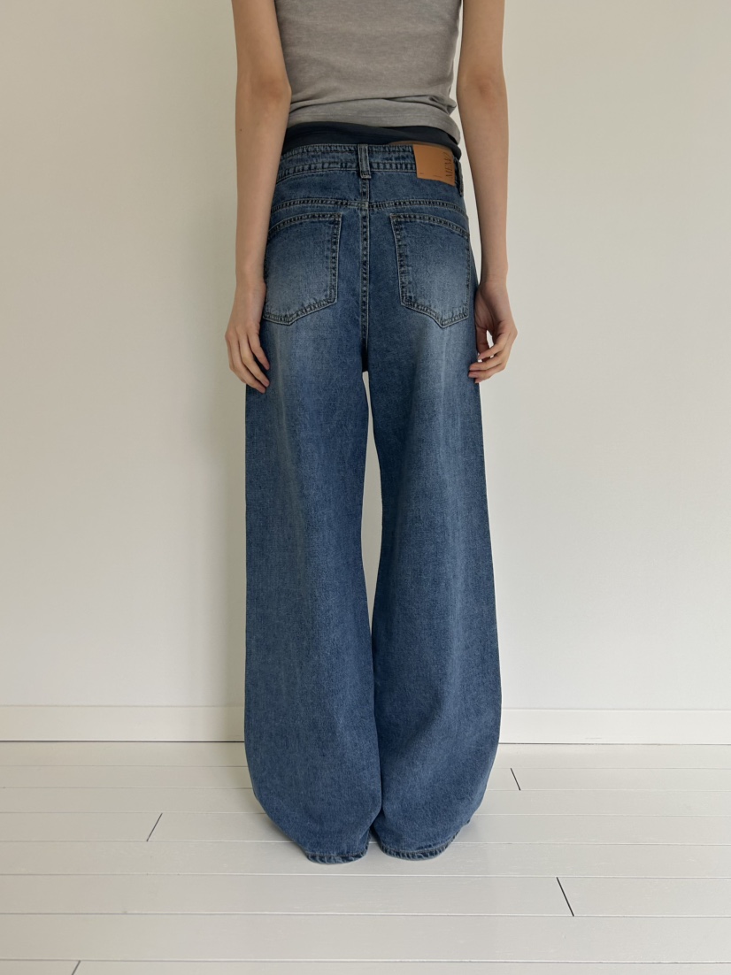 ME MO韓國代購女裝新品時尚真品休閑職業推薦牛仔褲純棉ME MO牛仔褲