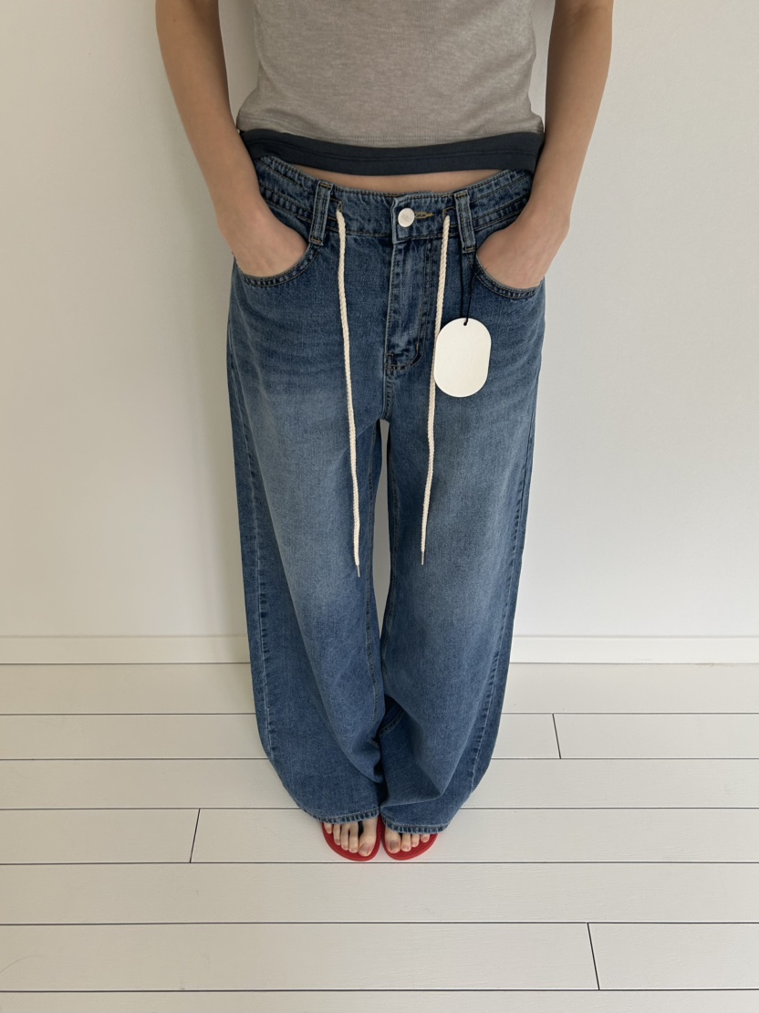 ME MO韓國代購女裝新品時尚真品休閑職業推薦牛仔褲純棉ME MO牛仔褲