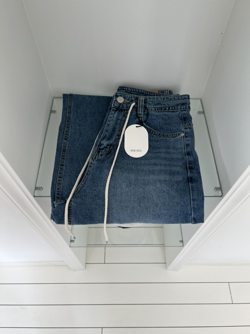 ME MO韓國代購女裝新品時尚真品休閑職業推薦牛仔褲純棉ME MO牛仔褲