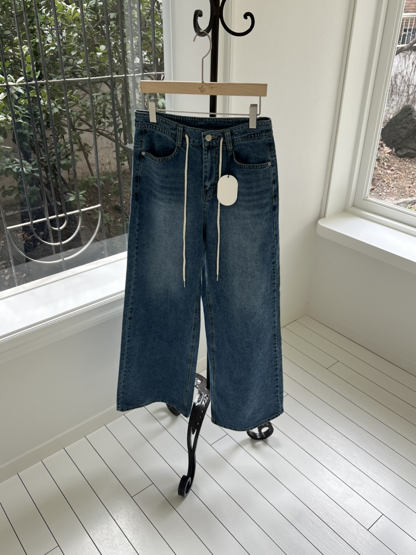 ME MO韓國代購女裝新品時尚真品休閑職業推薦牛仔褲純棉ME MO牛仔褲