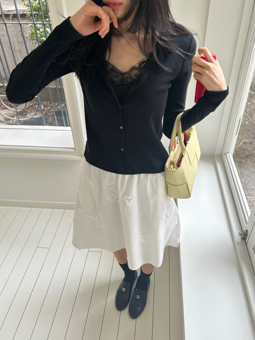 ME MO東大門實拍女士新款推薦人氣真品時尚針織衫蕾絲開衫ME MO針織衫