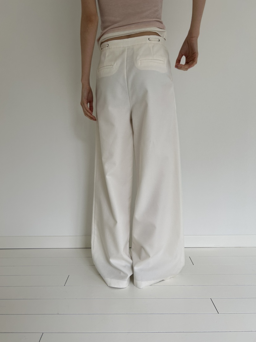 ME MO東大門代購女士新品職業人氣時尚熱賣推薦休閑褲鏤空ME MO休閑褲