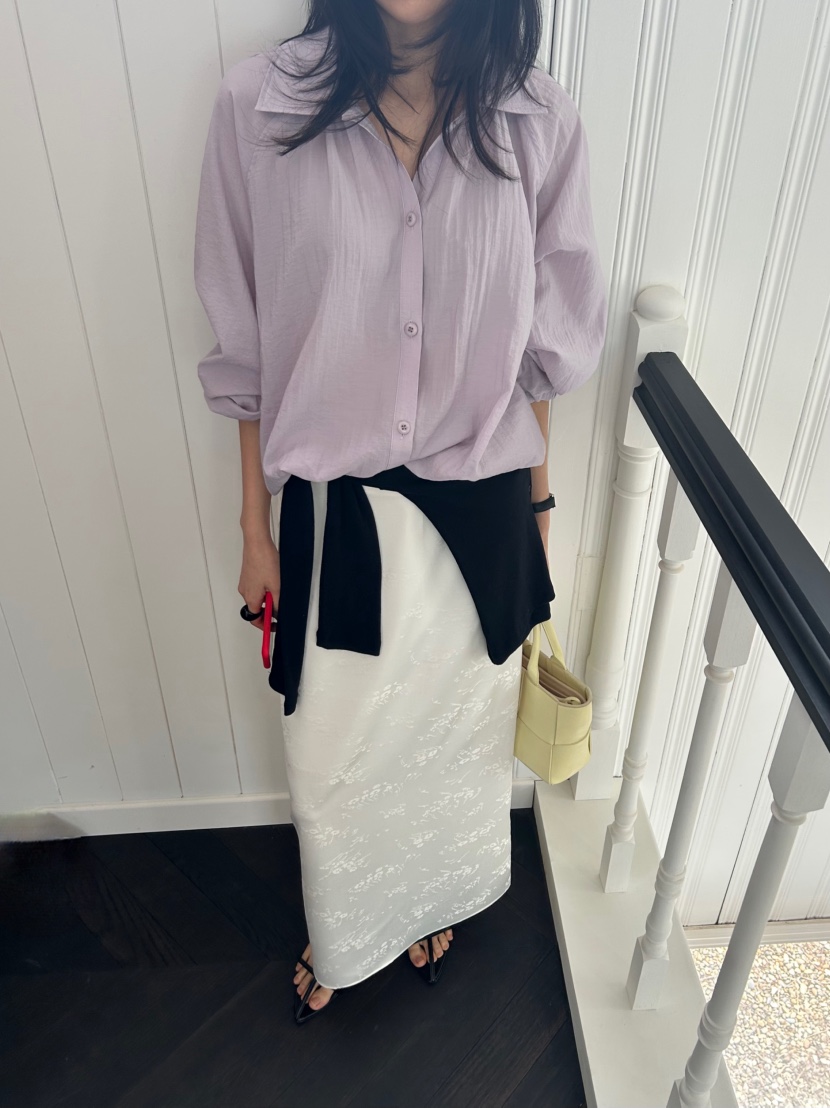 ME MO東大門實拍女裝新款26春夏職業真品休閑襯衫蕾絲衫ME MO襯衫/蕾絲衫