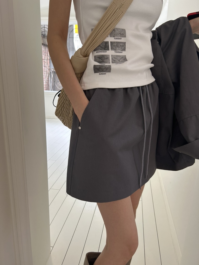 ME MO韓國代購女士新品熱賣職業人氣推薦真品時尚26春夏短裙ME MO短裙圖色2