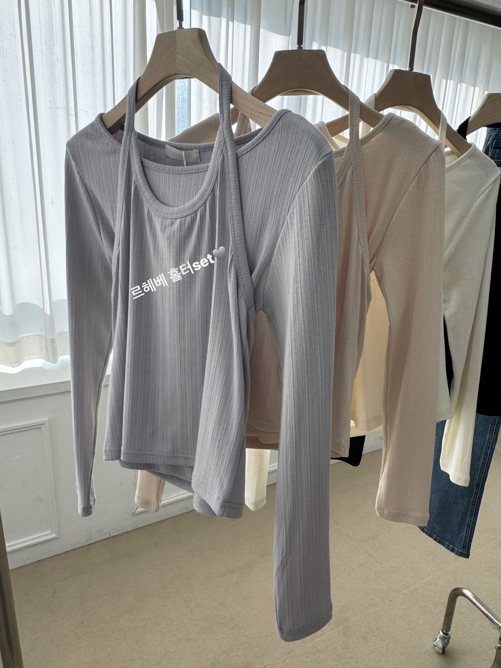 LEHEVE韓國直郵實拍女士新款人氣熱賣時尚職業推薦休閑套裝LEHEVE-MY YOUNG兩件起套裝