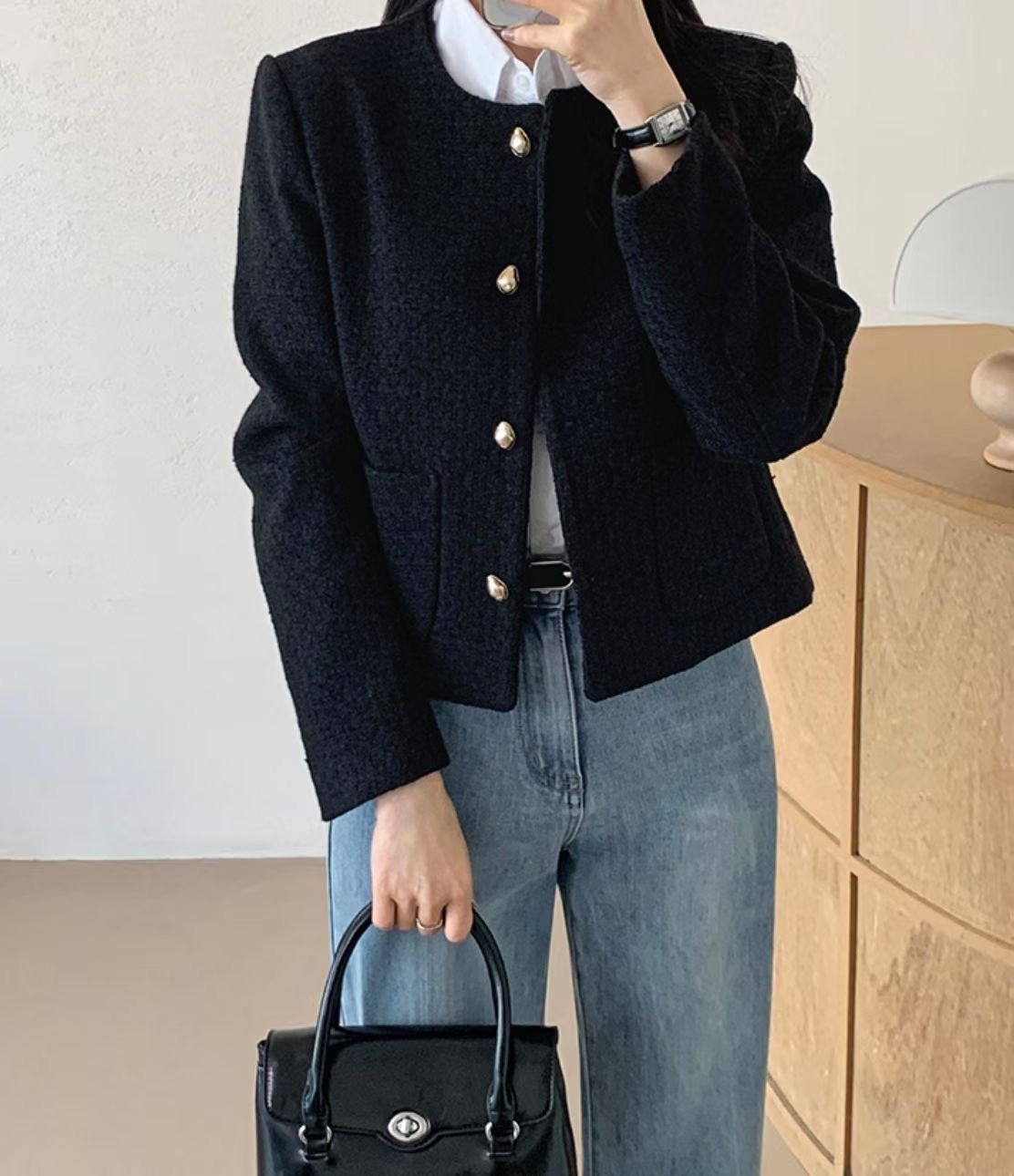 LEHEVE韓國直郵女裝新款時尚人氣熱賣26春夏推薦休閑夾克LEHEVE-MY YOUNG兩件起夾克圖色2