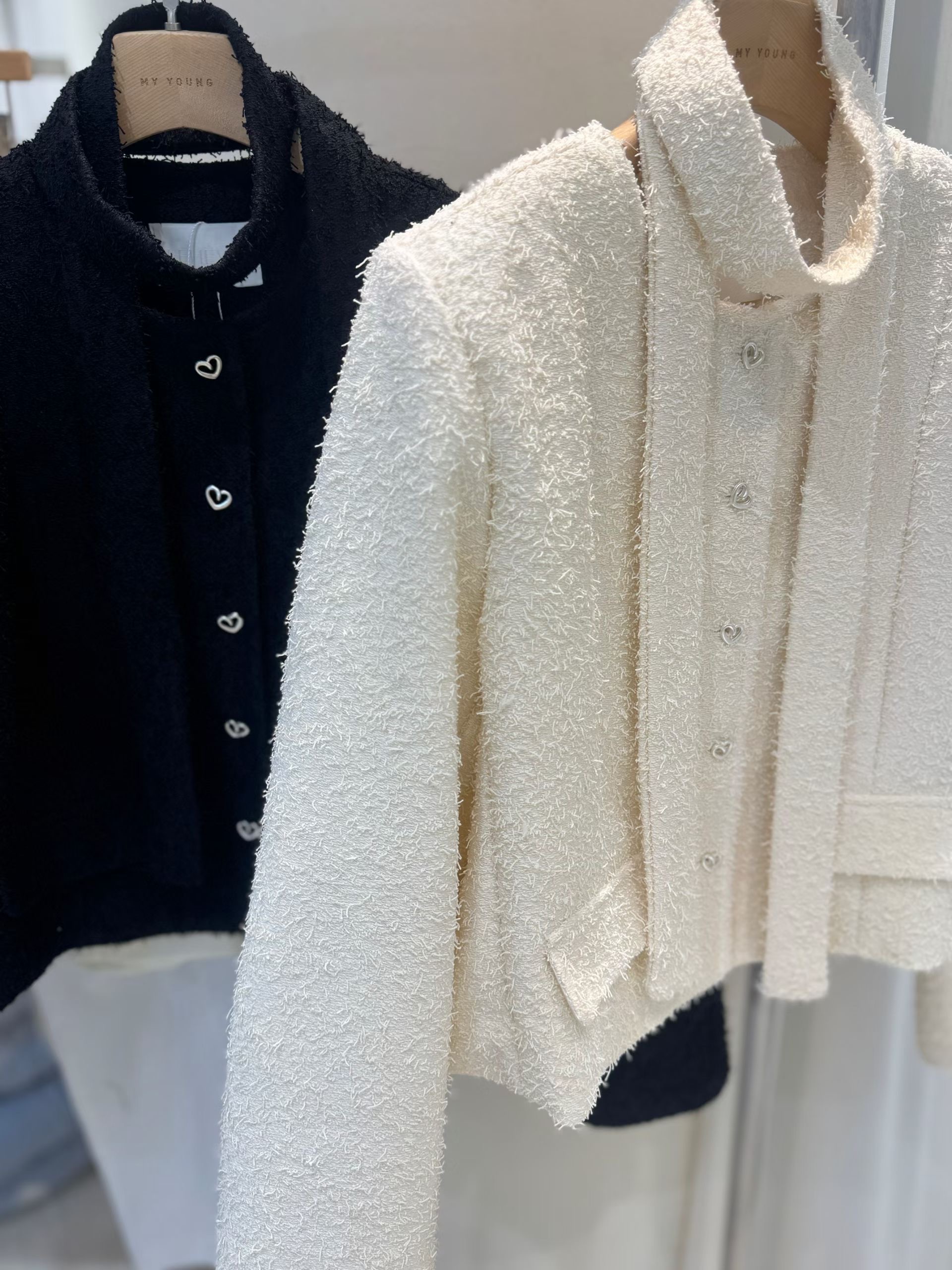 LEHEVE韓國東大門直郵女裝新品職業人氣熱賣夾克含腰繩花呢LEHEVE-MY YOUNG兩件起夾克