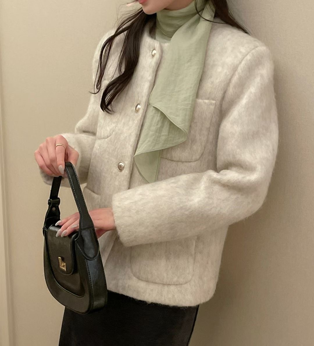 LEHEVE韓國直郵實拍女士新款職業熱賣推薦26春夏夾克口袋LEHEVE-MY YOUNG兩件起夾克