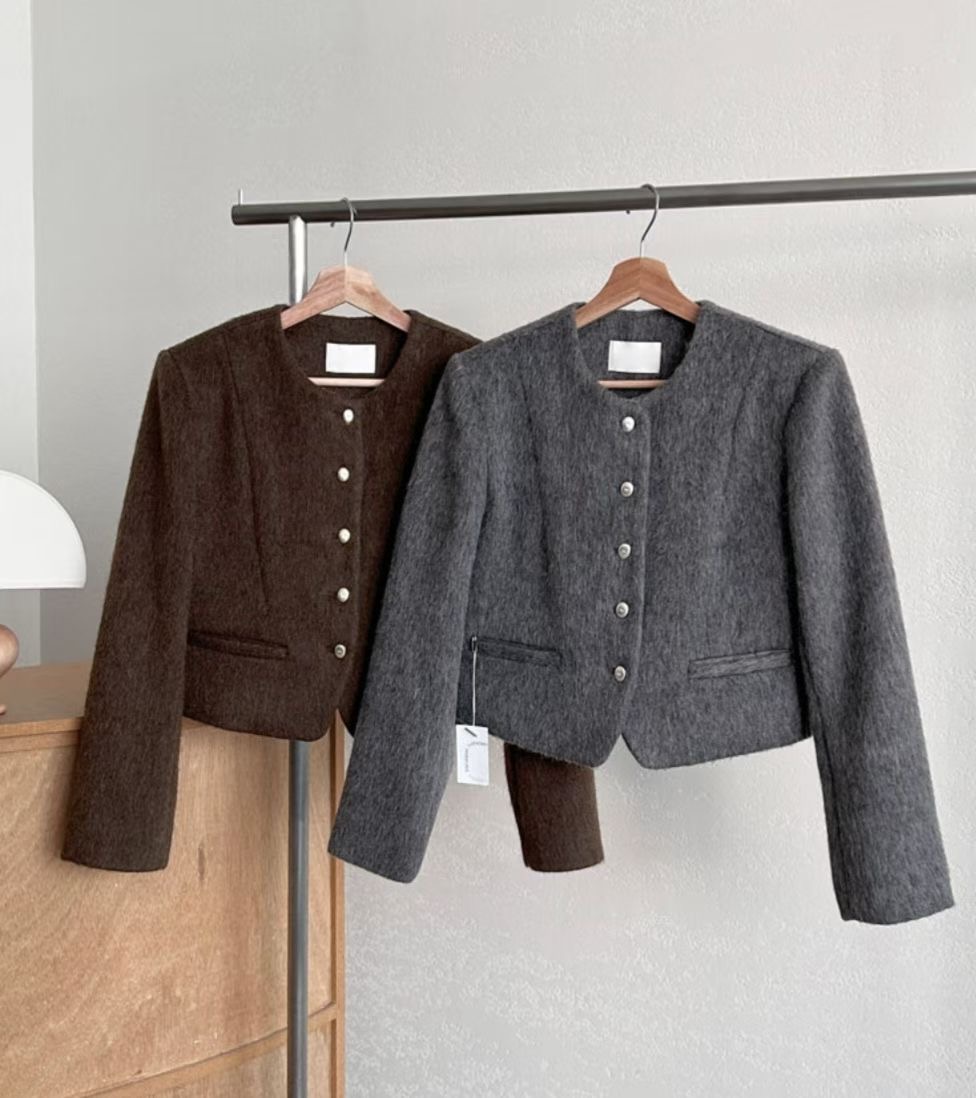 LEHEVE韓國東大門直郵女裝新品時尚推薦職業26春夏熱賣夾克LEHEVE-MY YOUNG兩件起夾克