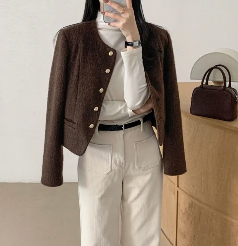 LEHEVE韓國東大門直郵女裝新品時尚推薦職業26春夏熱賣夾克LEHEVE-MY YOUNG兩件起夾克