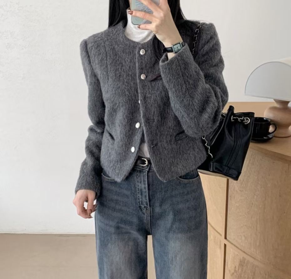 LEHEVE韓國東大門直郵女裝新品時尚推薦職業26春夏熱賣夾克LEHEVE-MY YOUNG兩件起夾克圖色2