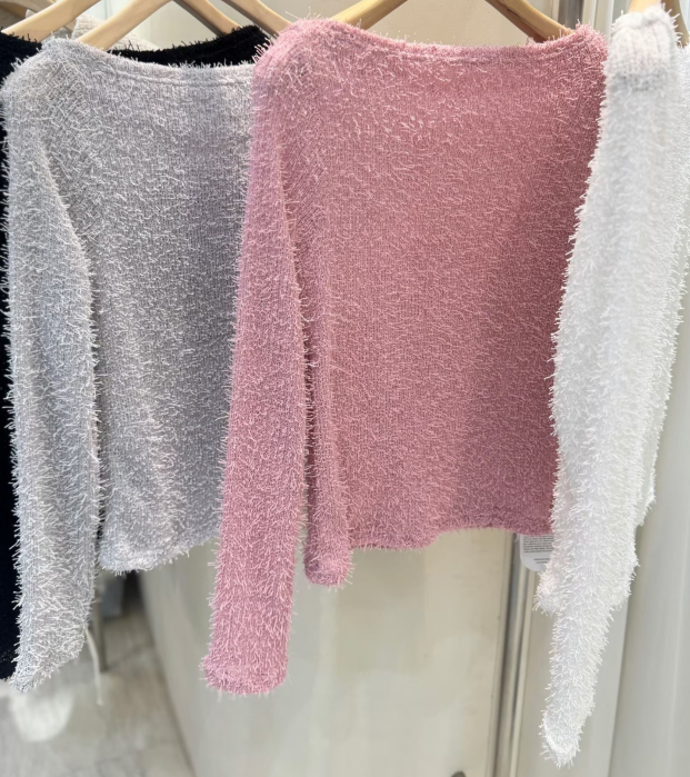 LEHEVE韓國直郵實拍女裝新款26春夏時尚熱賣針織衫不含腰帶LEHEVE-MY YOUNG兩件起針織衫圖色2左二色