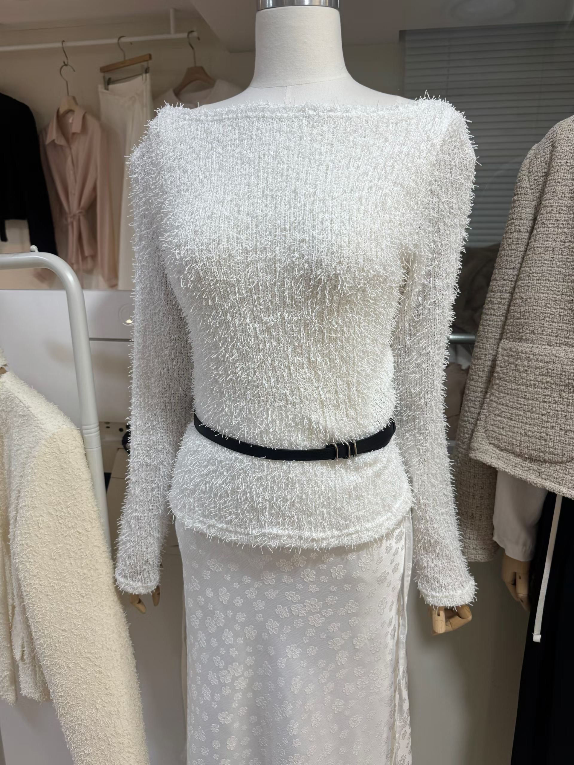 LEHEVE韓國直郵實拍女裝新款26春夏時尚熱賣針織衫不含腰帶LEHEVE-MY YOUNG兩件起針織衫圖色3