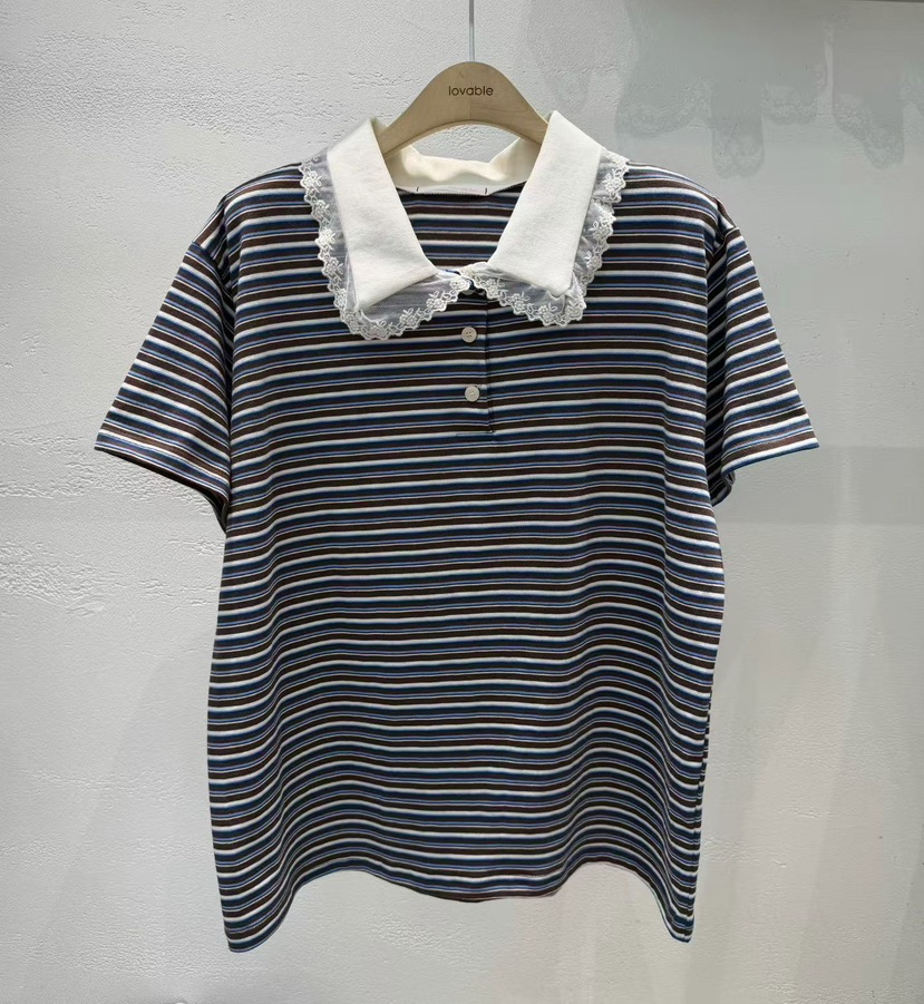 LOVABLE韓國直郵實拍女裝新品休閑熱賣推薦26春夏時尚T恤LOVABLET恤圖色3