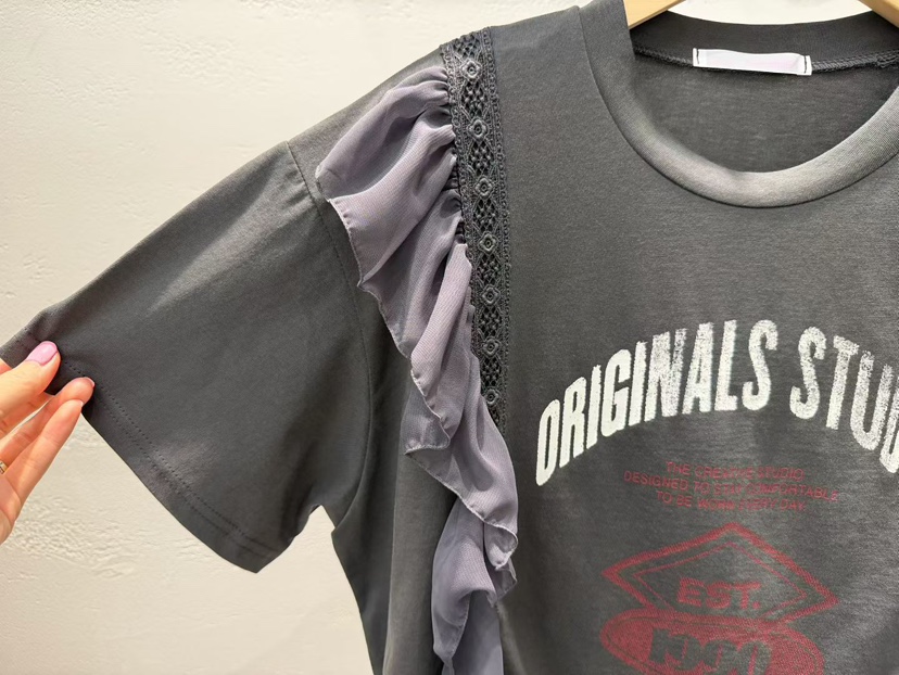 LOVABLE韓國直郵實拍女士新品時尚熱賣休閑職業26春夏T恤LOVABLET恤