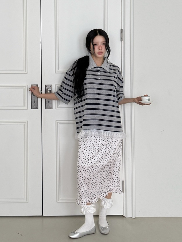 YES韓國直郵女裝新款推薦26春夏休閑職業人氣熱賣時尚長裙YES長裙