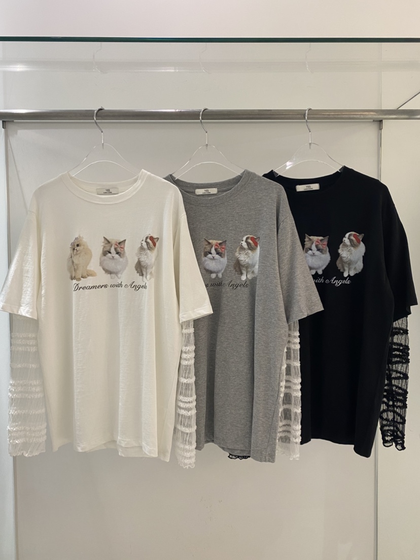 YES韓國直郵實拍女裝新品時尚職業人氣休閑熱賣26春夏長袖T恤YES長袖T恤