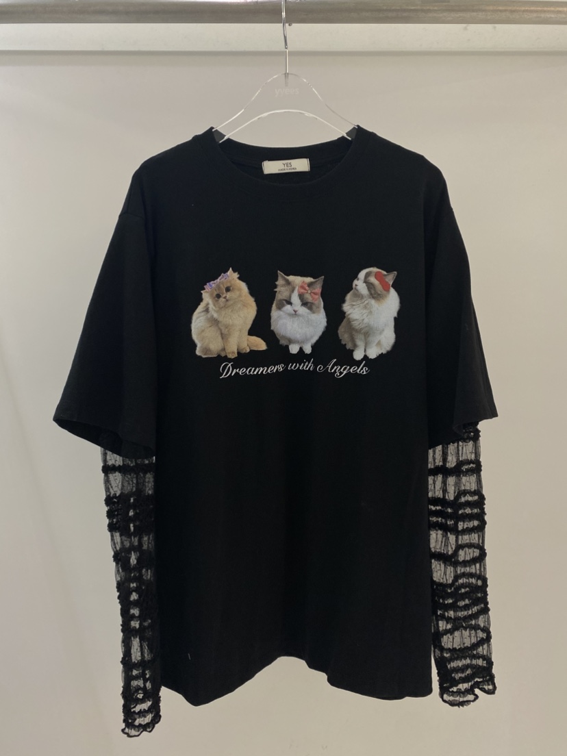 YES韓國直郵實拍女裝新品時尚職業人氣休閑熱賣26春夏長袖T恤YES長袖T恤圖色2