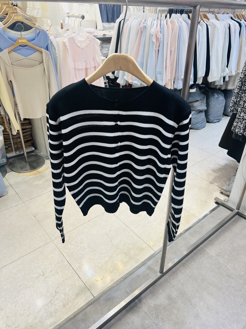 BLACK NOTE韓國直郵女士新品休閑熱賣時尚職業推薦針織衫BLACK NOTE針織衫圖色5