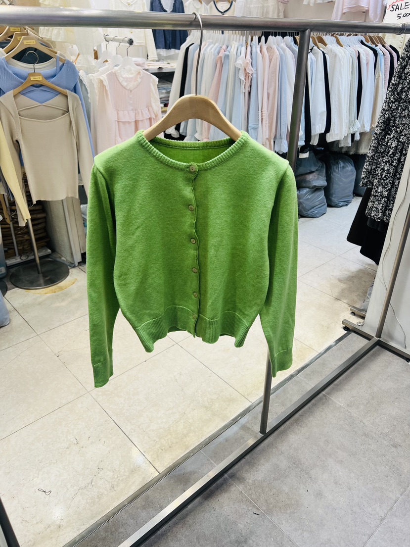 BLACK NOTE韓國直郵女士新品26春夏推薦針織衫開襟衫棉布BLACK NOTE針織衫圖色6