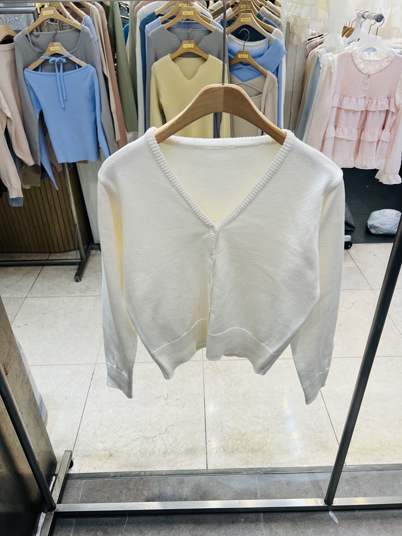 BLACK NOTE韓國直郵女士新品推薦人氣職業時尚針織衫棉質BLACK NOTE針織衫圖色4