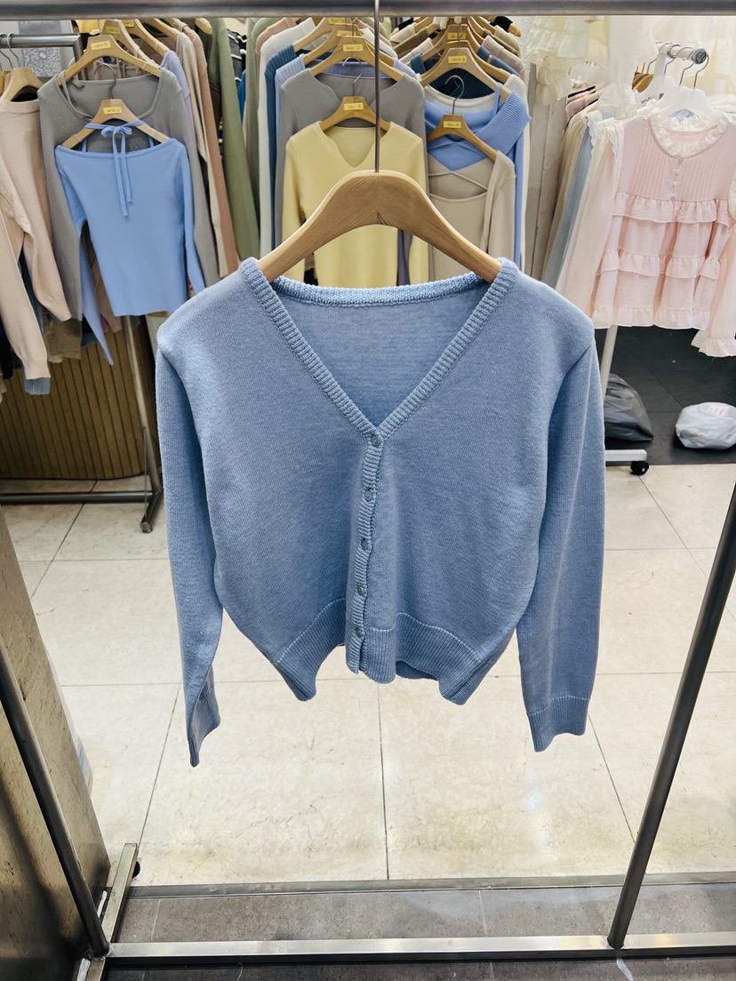 BLACK NOTE韓國直郵女士新品推薦人氣職業時尚針織衫棉質BLACK NOTE針織衫圖色5