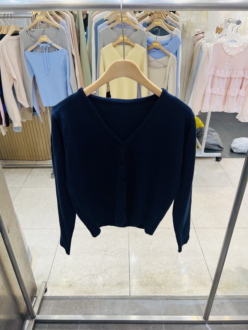 BLACK NOTE韓國直郵女士新品推薦人氣職業時尚針織衫棉質BLACK NOTE針織衫圖色7