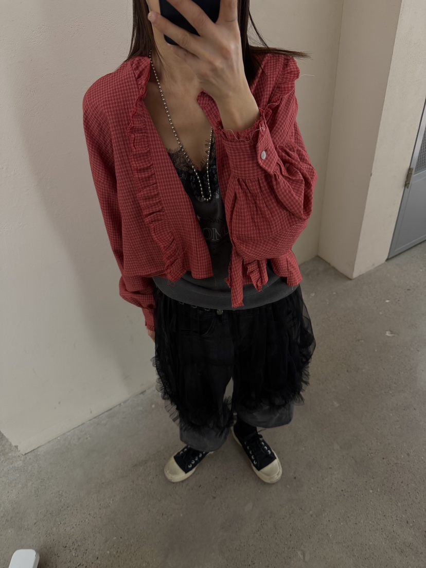 FRANC—L韓國代購女裝新款推薦熱賣26春夏人氣襯衫蕾絲衫FRANC襯衫/蕾絲衫