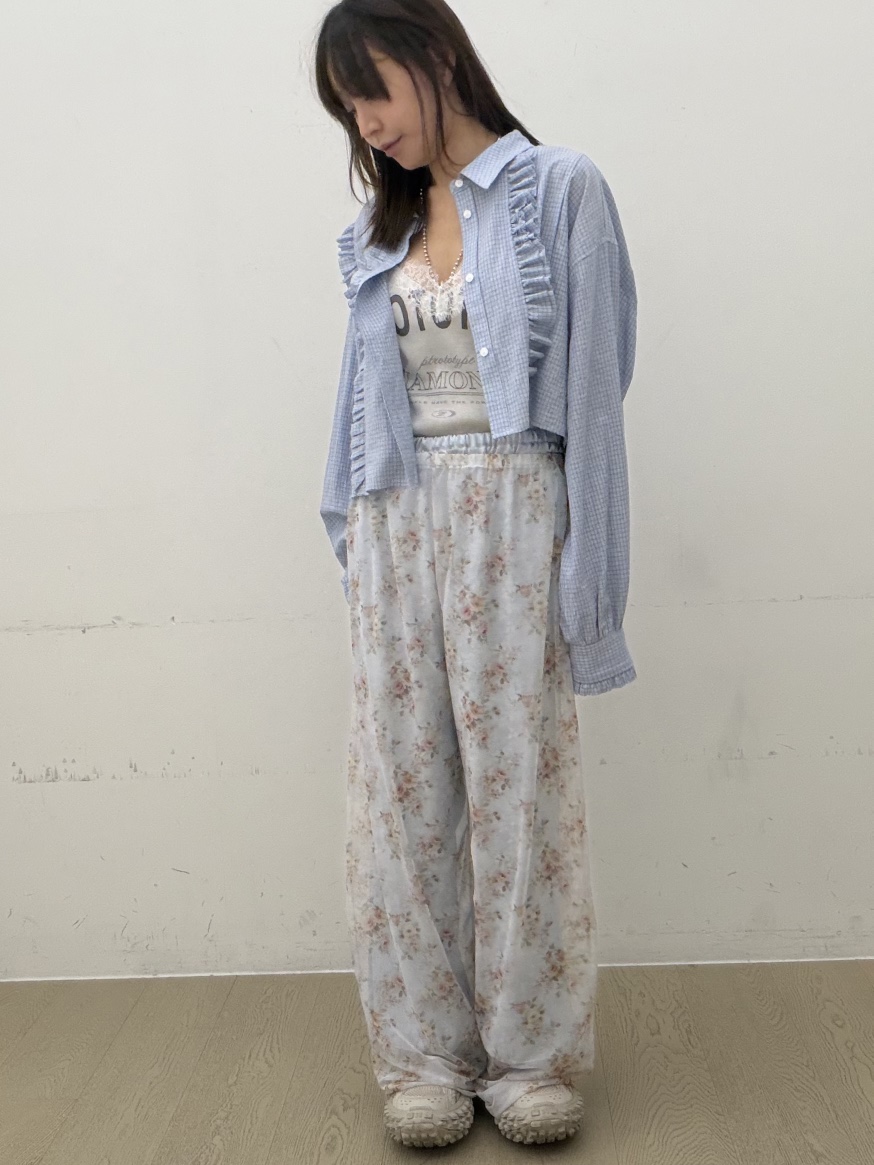 FRANC—L韓國代購女裝新款推薦熱賣26春夏人氣襯衫蕾絲衫FRANC襯衫/蕾絲衫