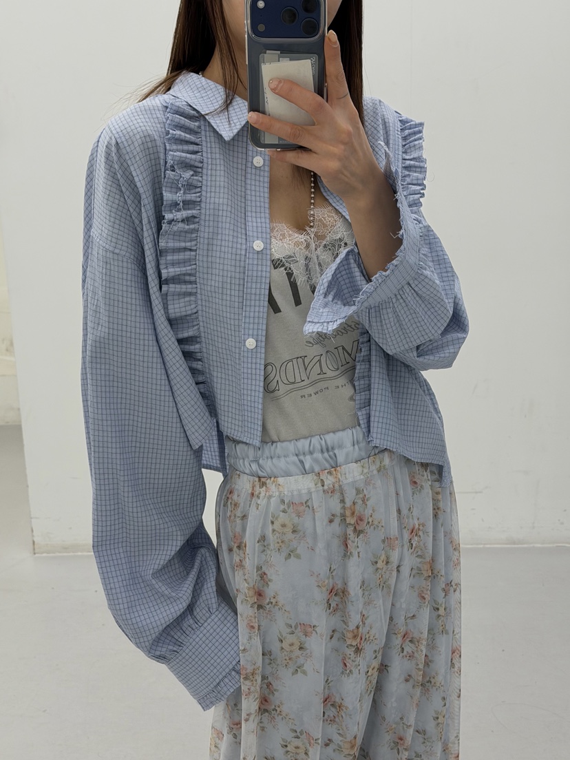 FRANC—L韓國代購女裝新款推薦熱賣26春夏人氣襯衫蕾絲衫FRANC襯衫/蕾絲衫圖色2