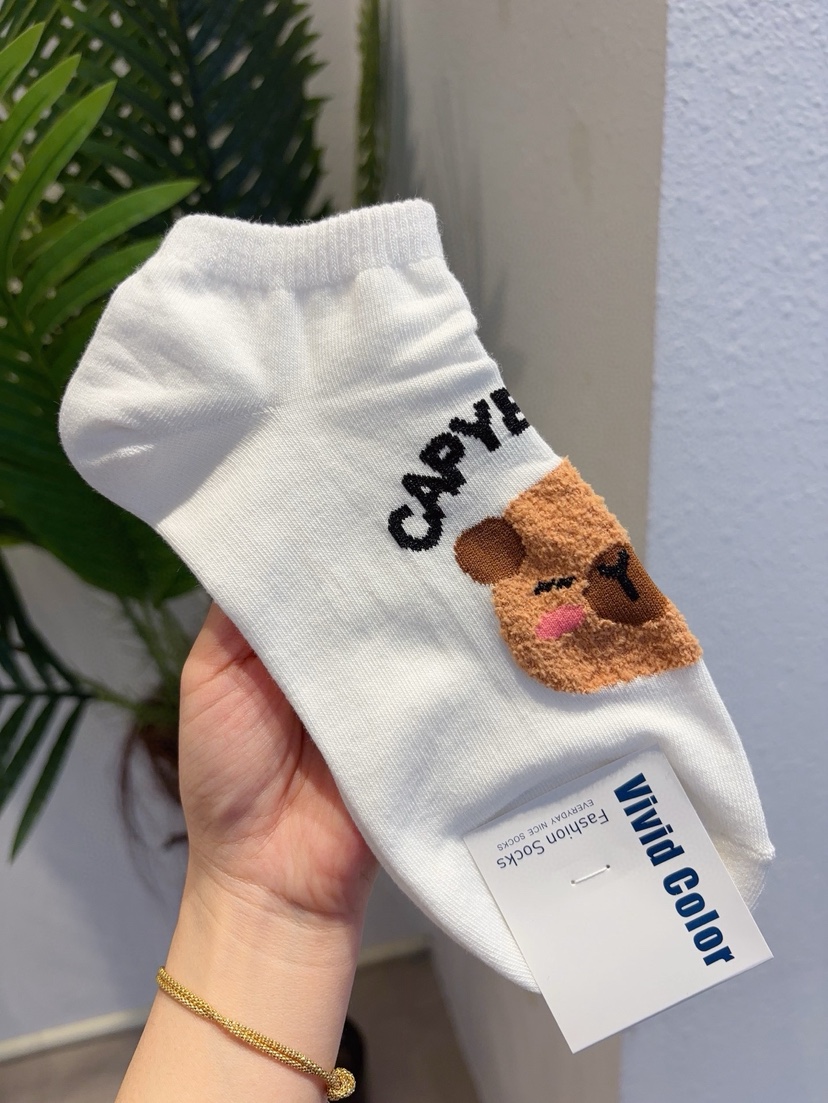 CACTUS-Q韓國代購女裝新款休閑26春夏熱賣時尚人氣職業襪子CACTUS十雙起/可混搭襪子圖色1
