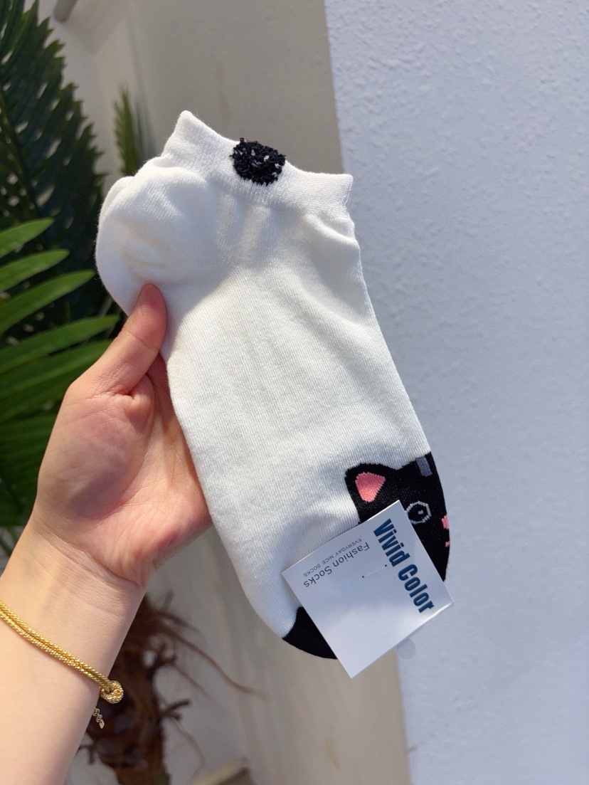 CACTUS-Q韓國直郵實拍女裝新品熱賣時尚推薦職業休閑襪子CACTUS十雙起/可混搭襪子圖色1