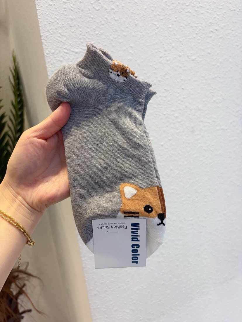 CACTUS-Q韓國直郵實拍女裝新品熱賣時尚推薦職業休閑襪子CACTUS十雙起/可混搭襪子圖色4