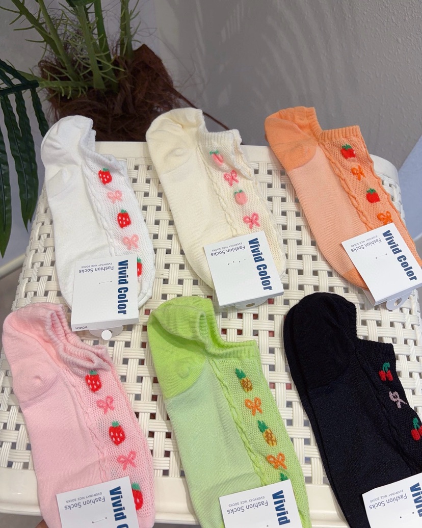 CACTUS-Q韓國代購女士新款休閑推薦職業26春夏時尚人氣襪子CACTUS十雙起/可混搭襪子