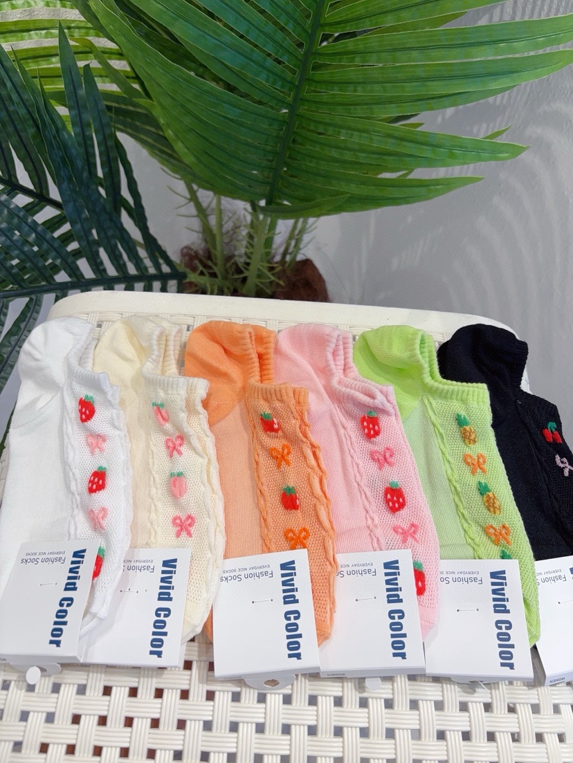 CACTUS-Q韓國代購女士新款休閑推薦職業26春夏時尚人氣襪子CACTUS十雙起/可混搭襪子