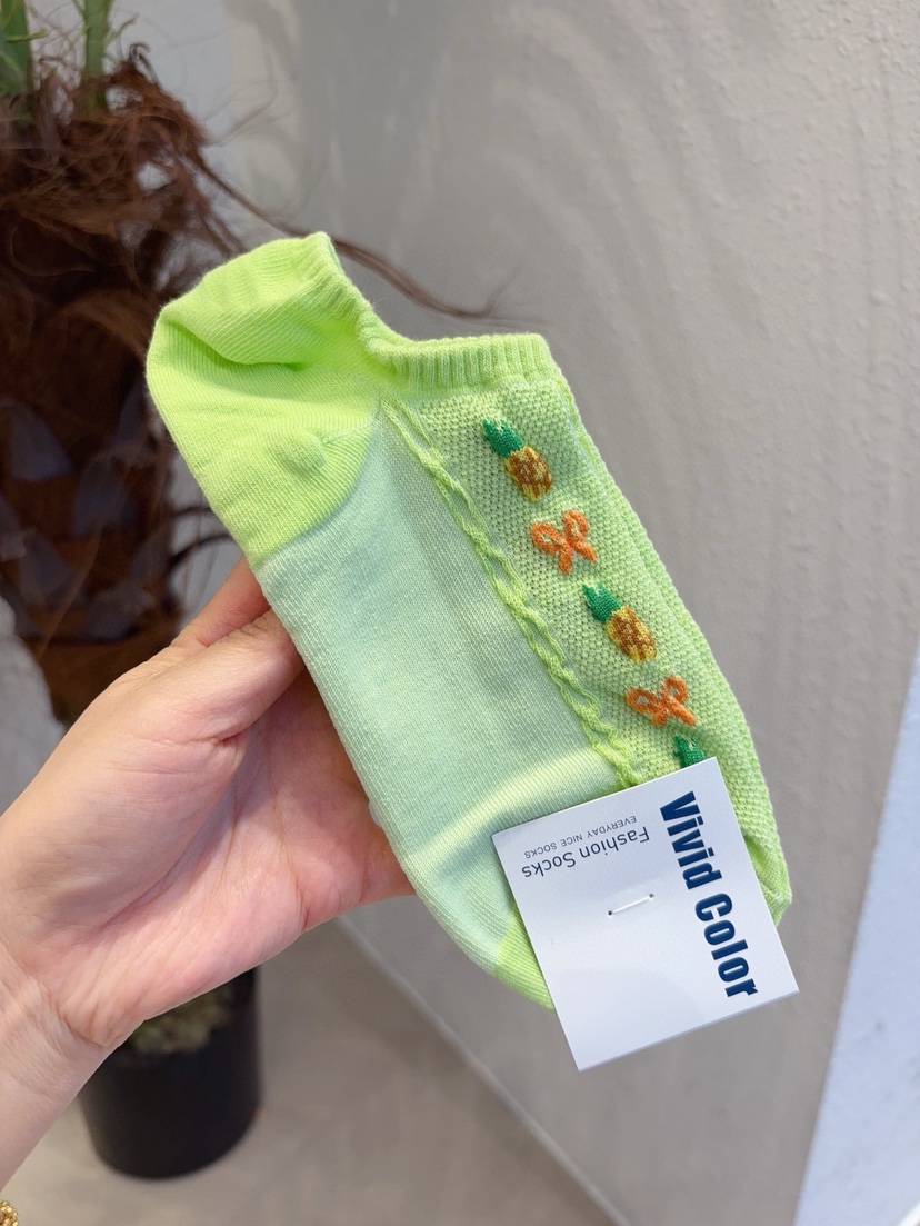 CACTUS-Q韓國代購女士新款休閑推薦職業26春夏時尚人氣襪子CACTUS十雙起/可混搭襪子圖色5