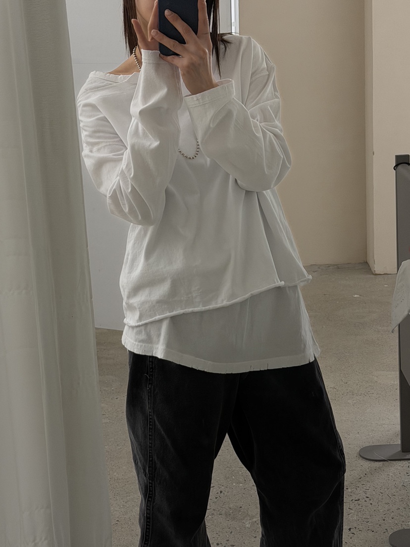 FRANC—L韓國代購女士新款時尚推薦休閑26春夏熱賣長袖T恤FRANC長袖T恤圖色2